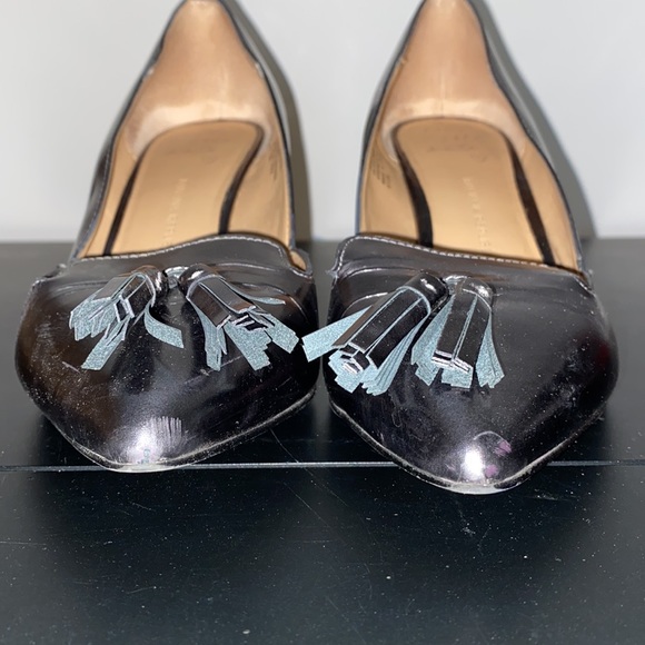 BANANA Republic Pewter Tassel Heels - Picture 3 of 15